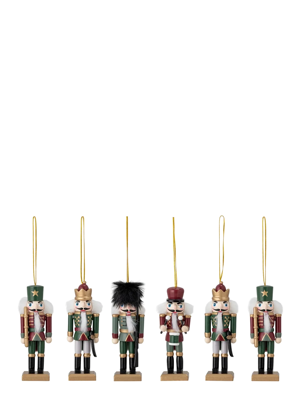 Nussknacker 6er Set zum Hängen