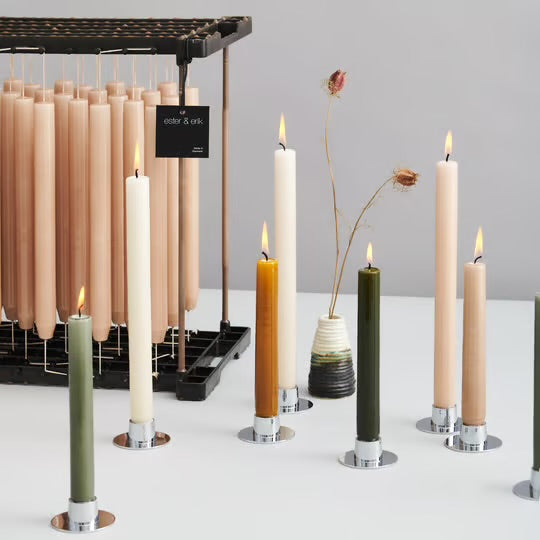 Ester&Erik Kerzenhalter silberfarben (einzel)