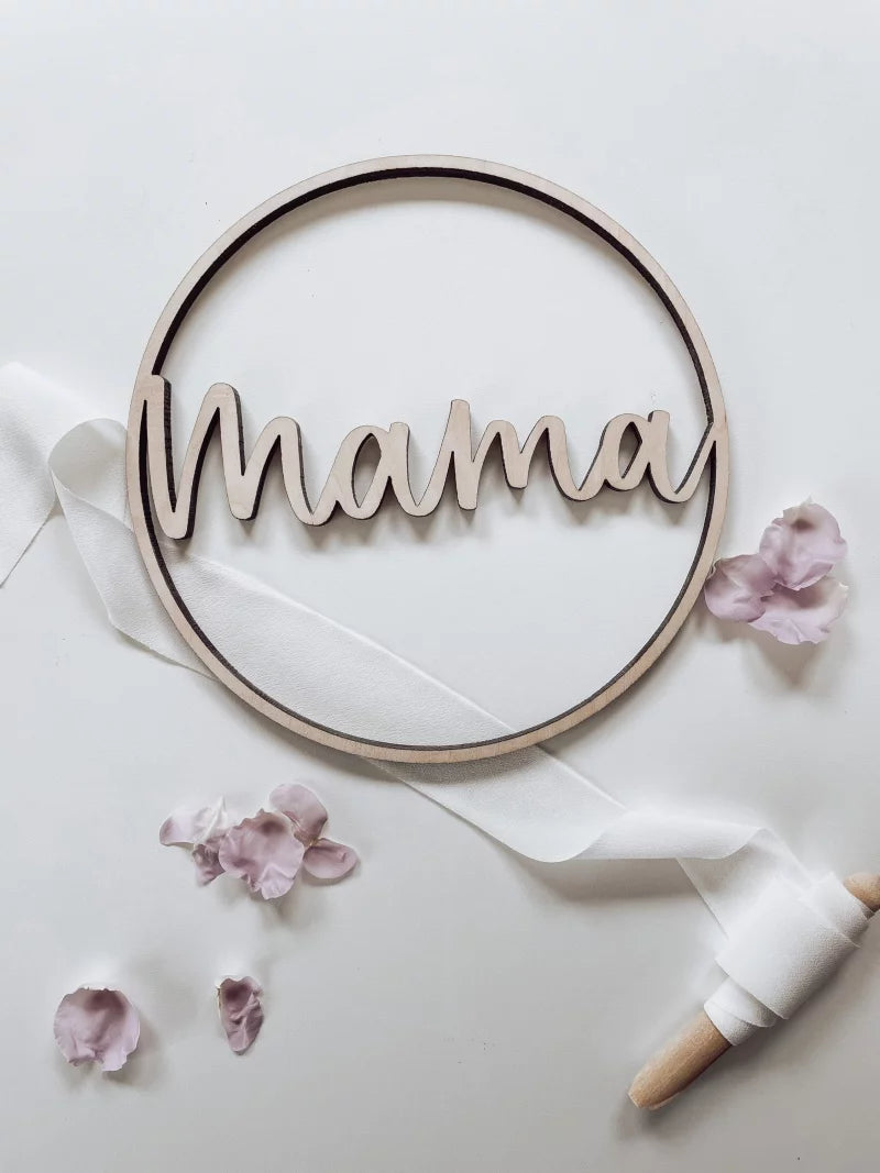 ninaliebevoll Holzschild 20cm Mama