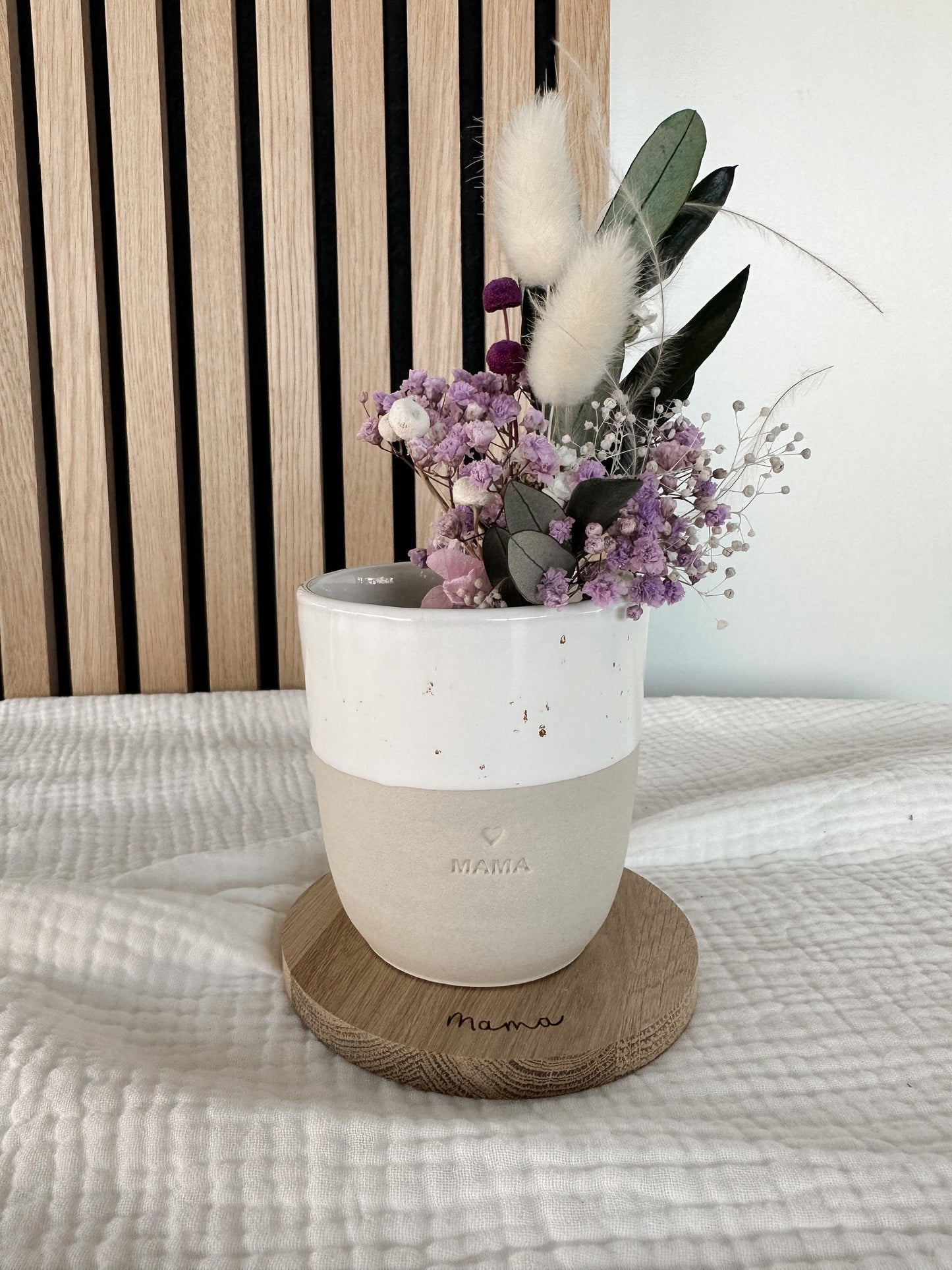 MAMA - Geschenkset Tasse LILA