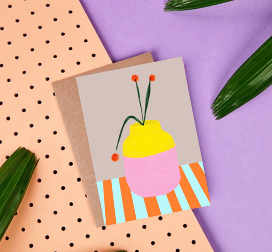 Postkarte Blumenliebe