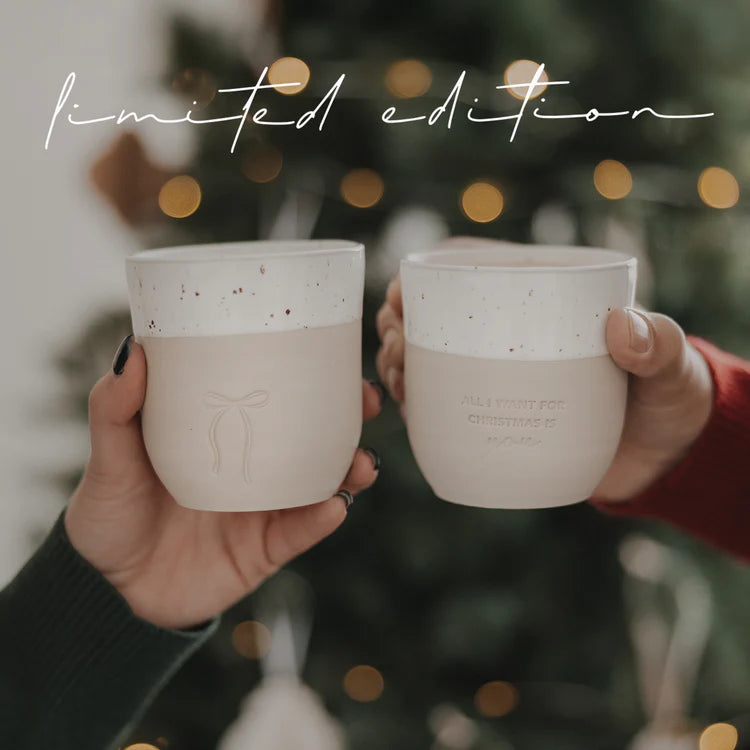 Eulenschnitt Becher All I want for Christmas