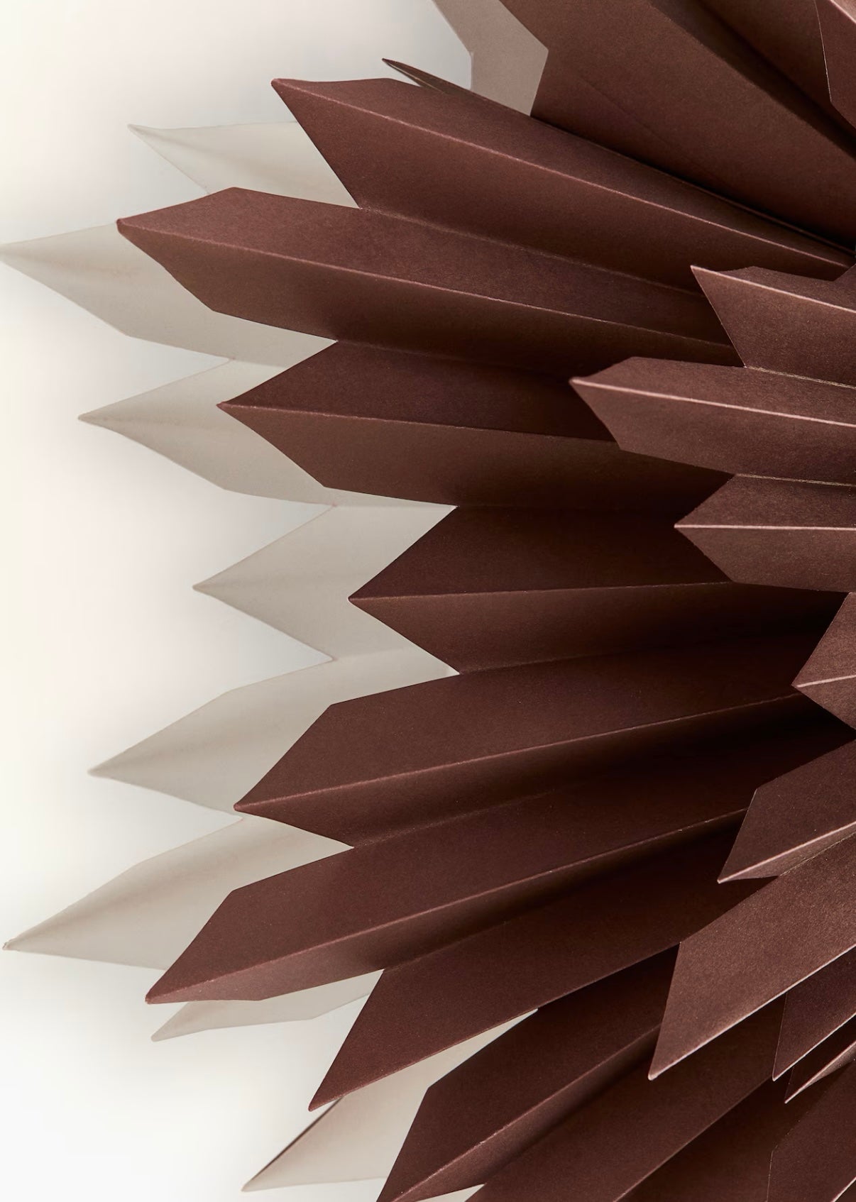 Papierstern 50cm braun (Lampenschirm, ohne Leuchtmittel)