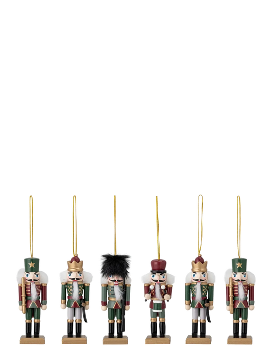 Nussknacker 6er Set zum Hängen