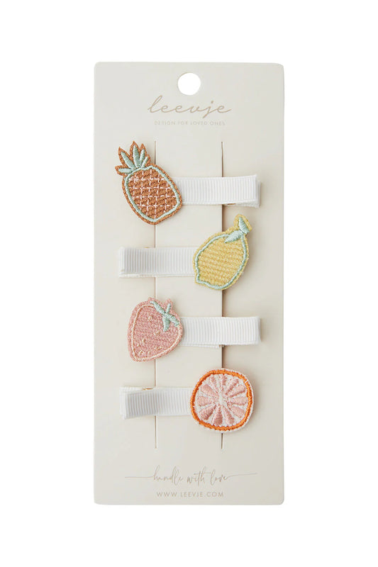 LEEVJE Haarspangen Summer Fruits