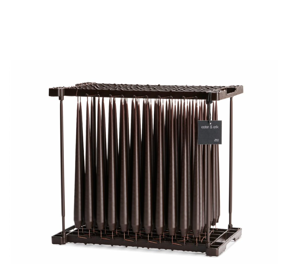 Ester&Erik Kerze 32cm espresso