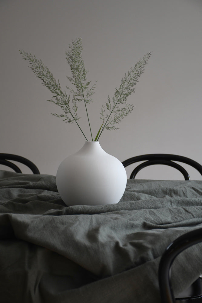 Storefactory FRÖBACKEN - Large white plain vase