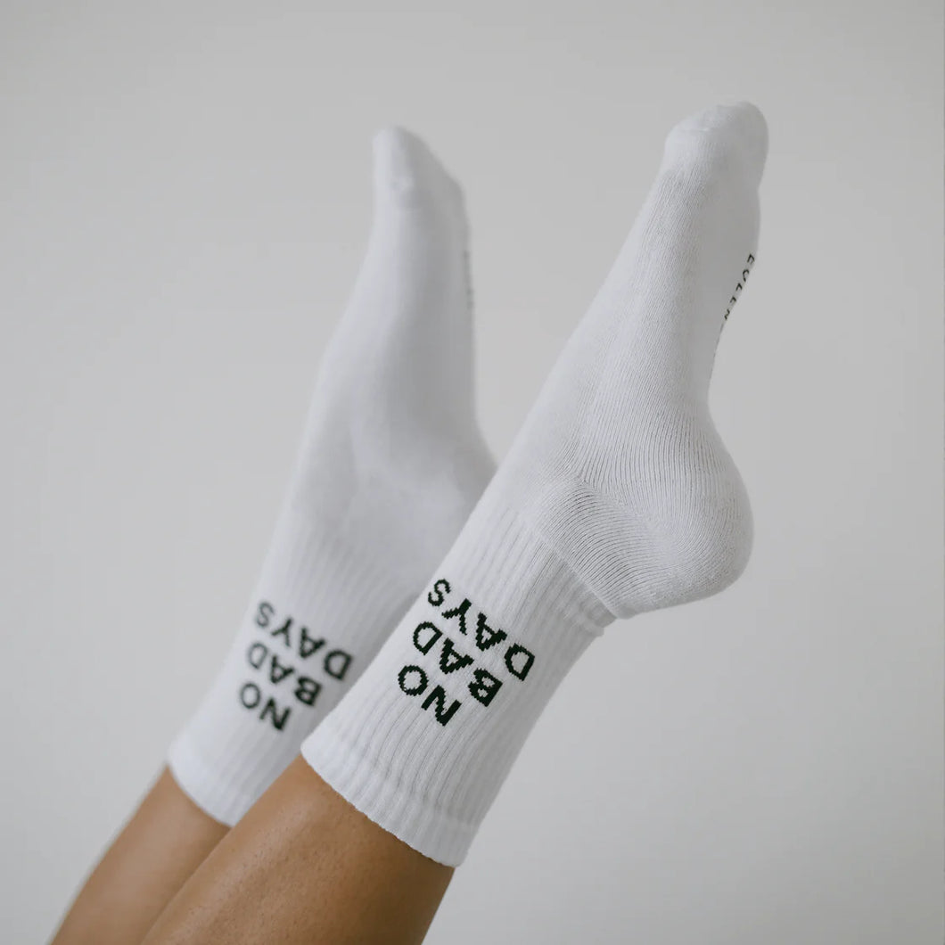Eulenschnitt Socken „no bad days“