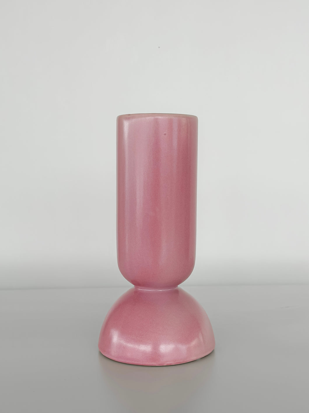 Keramikvase rosa/beere, groß
